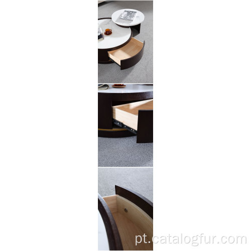 Móveis de sala de estar modernos Suporte de TV de madeira mesa de centro para minimalismo